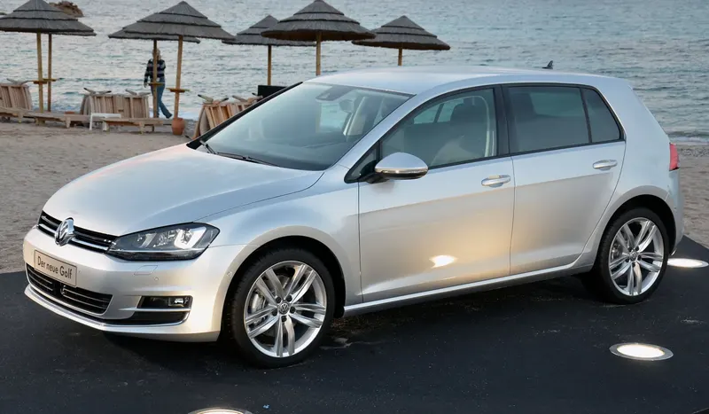 Volkswagen Golf met elektronisch stuurslot